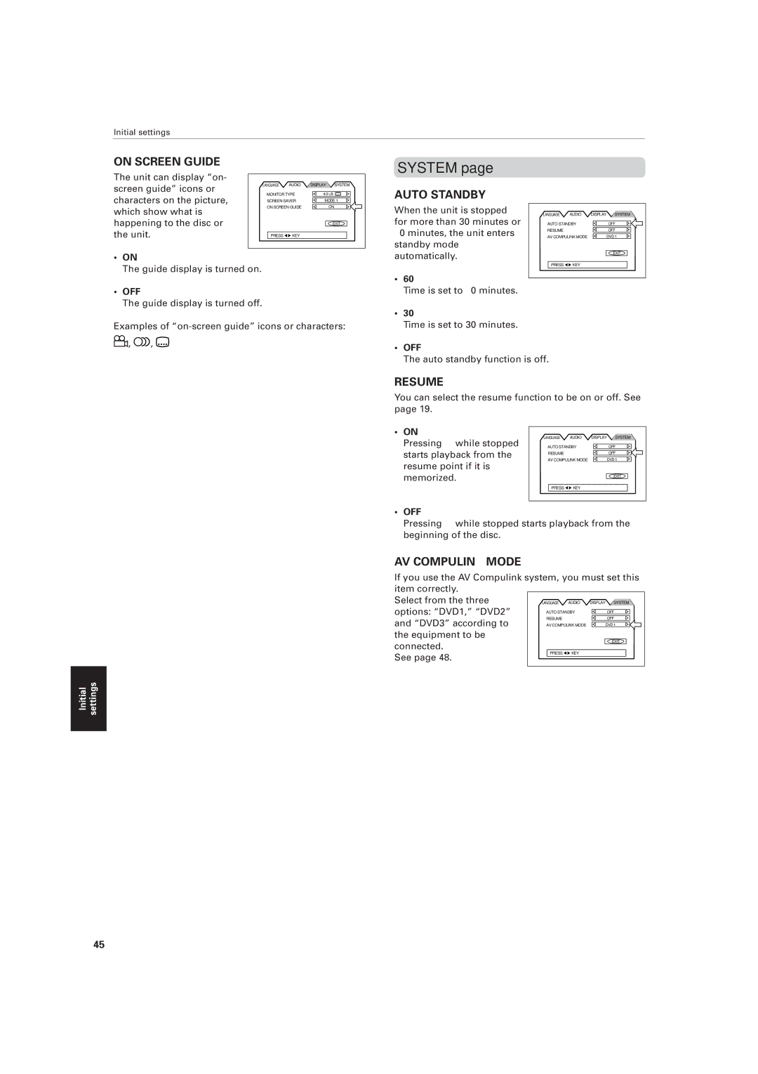 JVC XV-M557GD, XV-M556TN manual System 