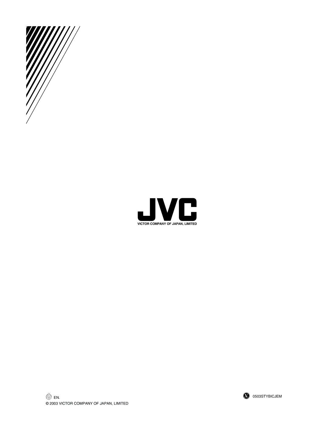 JVC XV-M5GSL manual C 0503STYBICJEM, Victor Company of JAPAN, Limited 