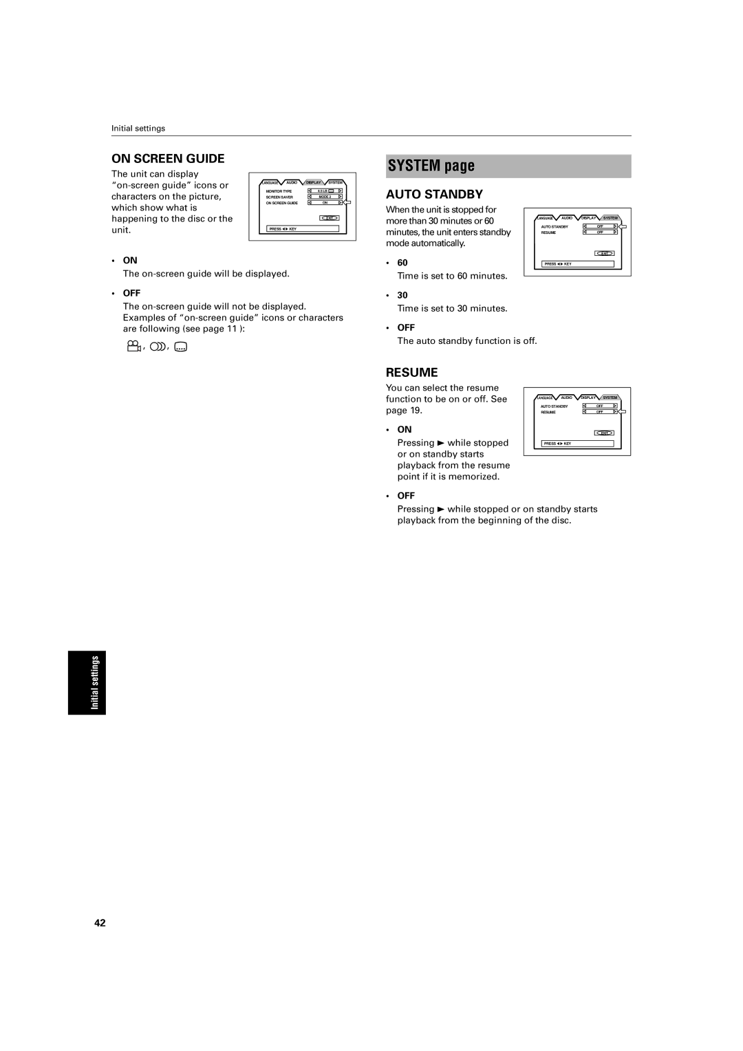 JVC XV-S200BK manual System 