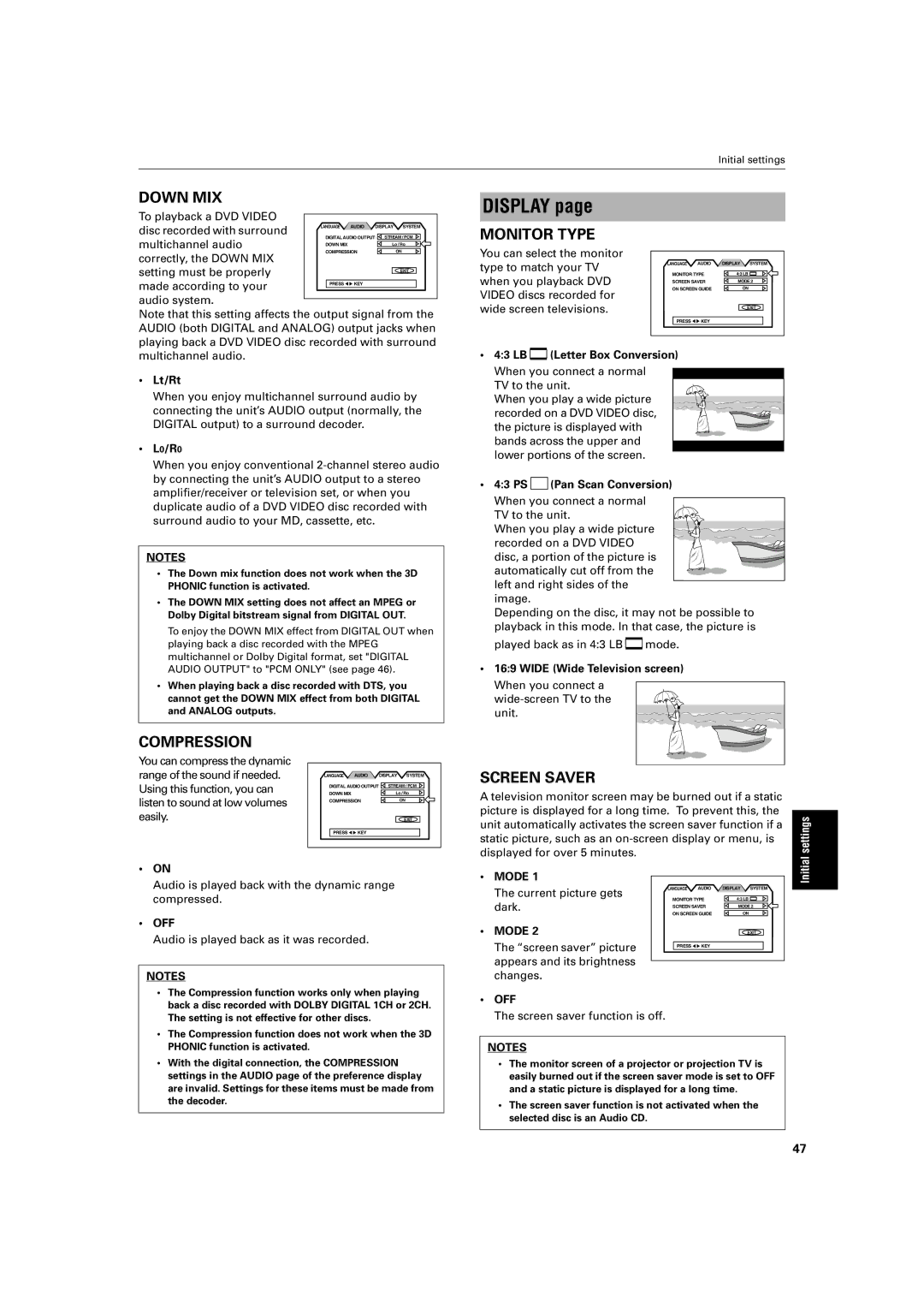 JVC XV-S300BK/XV-S302SL, XV- S300BK manual Display 