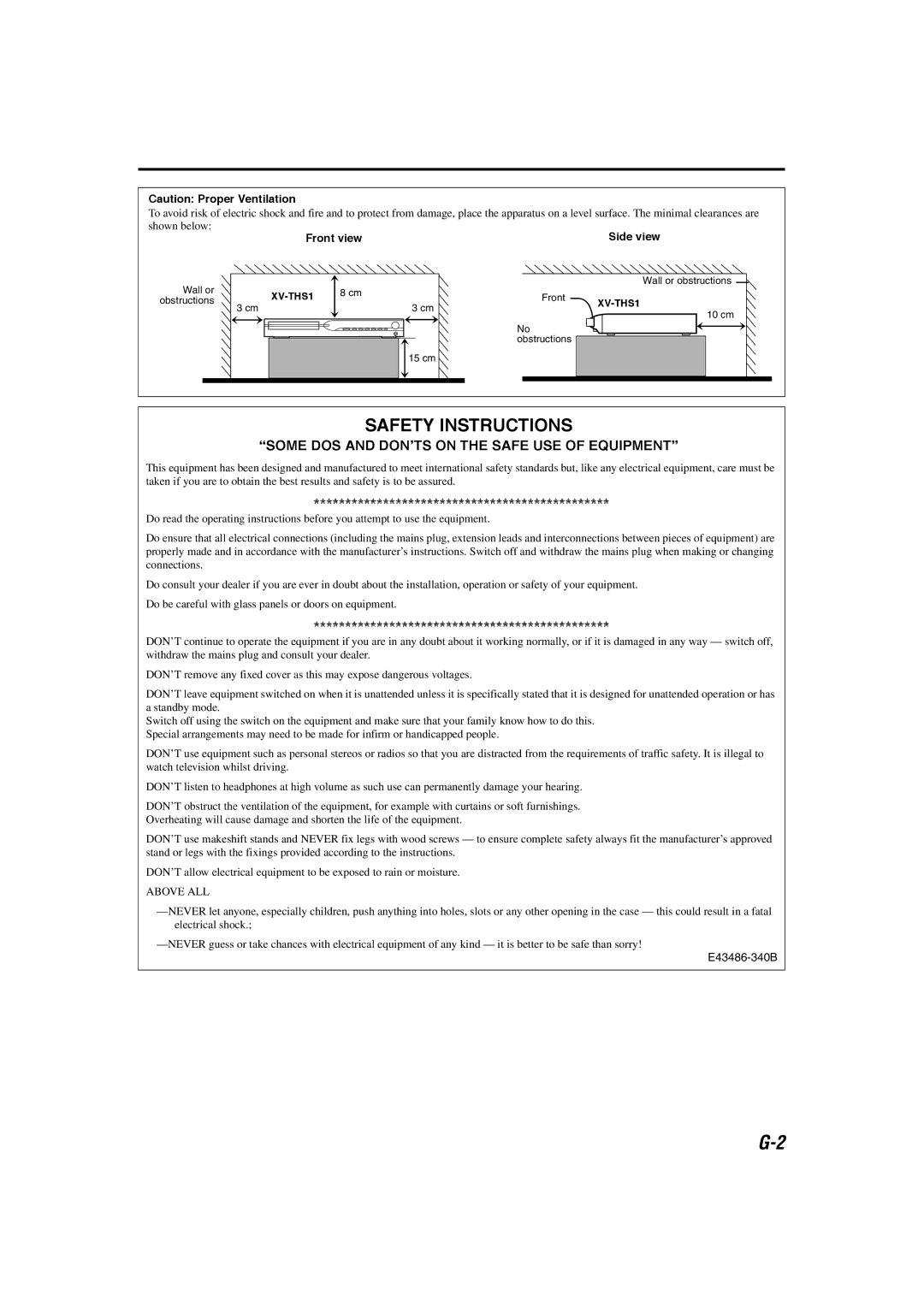 JVC SP-THS1F, XV-THS1, SP-WS1, SP-THS1S manual Front view Side view, Above ALL 