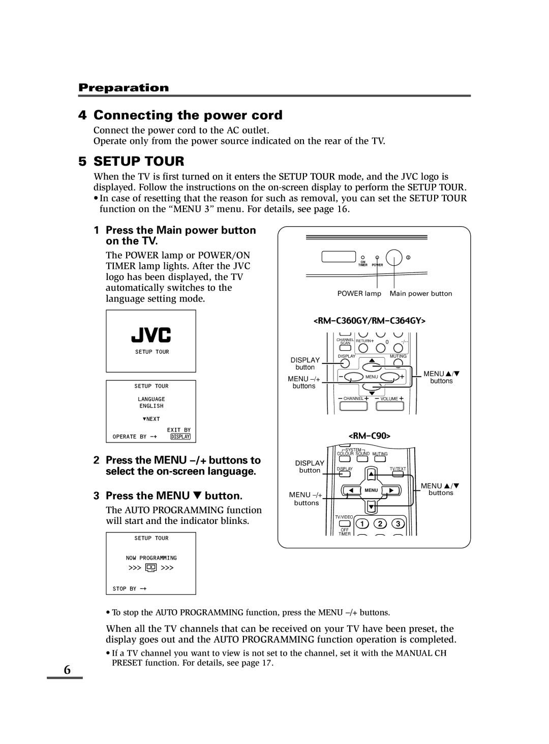 JVC AV-14A3, AV-14F3, AV-1435, AV-1438, AV-20N3, AV-21D3, AV-21E3, AV-21F3, AV-21FR3, AV-21LT3, AV-21LTR3, AV-21Q3 