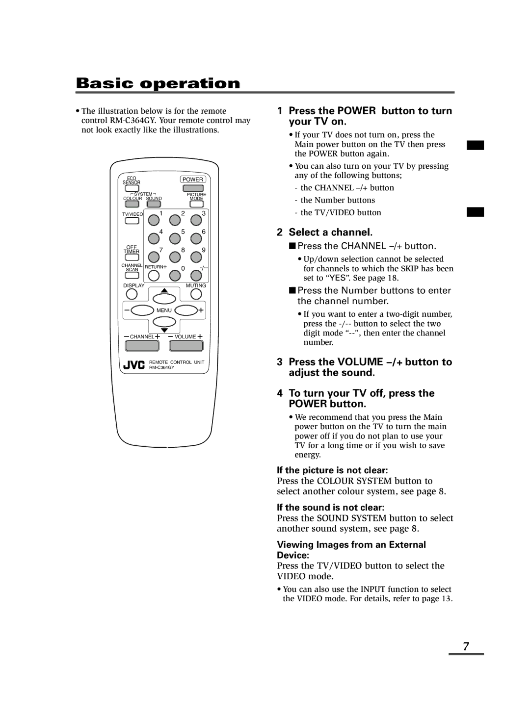 JVC AV-14A3, AV-14F3, AV-1435, AV-1438, AV-20N3, AV-21D3, AV-21E3, AV-21F3, AV-21FR3, AV-21LT3, AV-21LTR3, AV-21Q3 