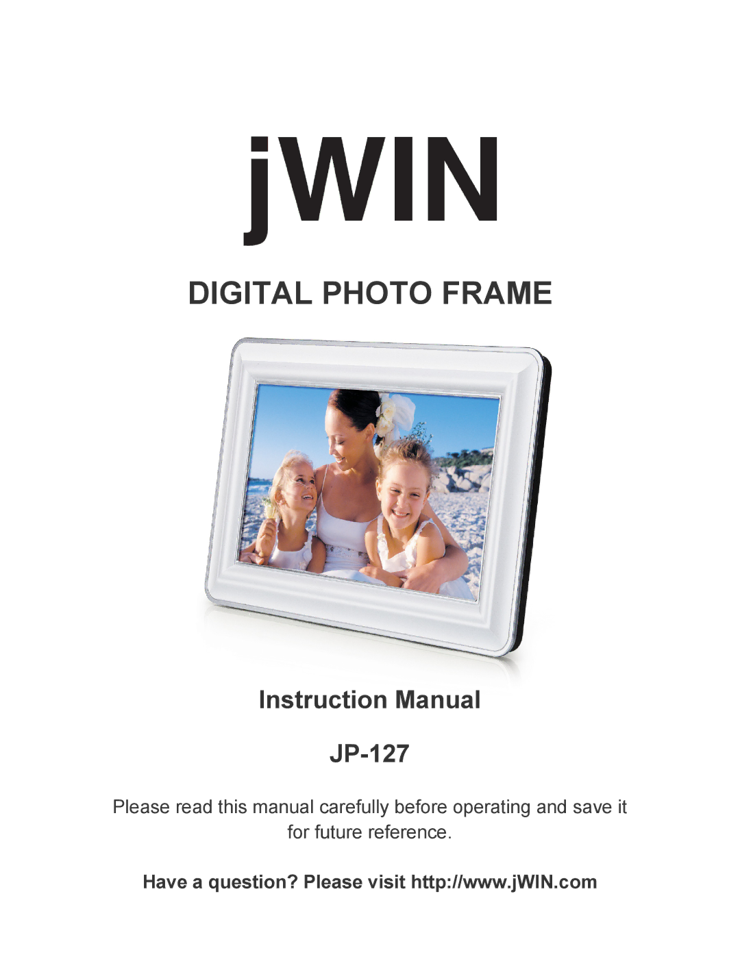 Jwin JP-127 instruction manual Digital Photo Frame 