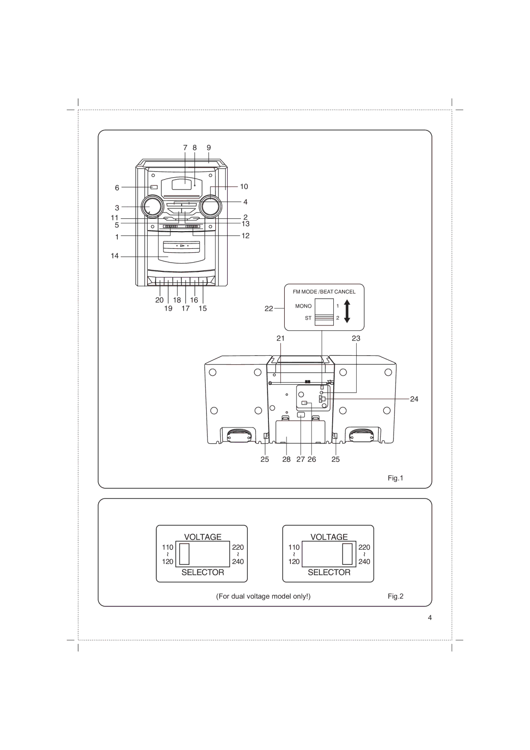 Jwin JX-43000D instruction manual Voltage 