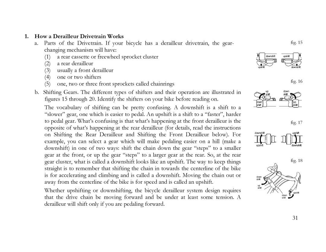 K2 Bike K2 BICYCLE manual How a Derailleur Drivetrain Works 