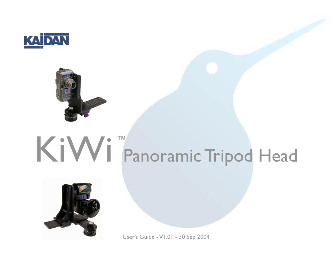 Kaidan KiWi Panoramic Tripod Head manual 