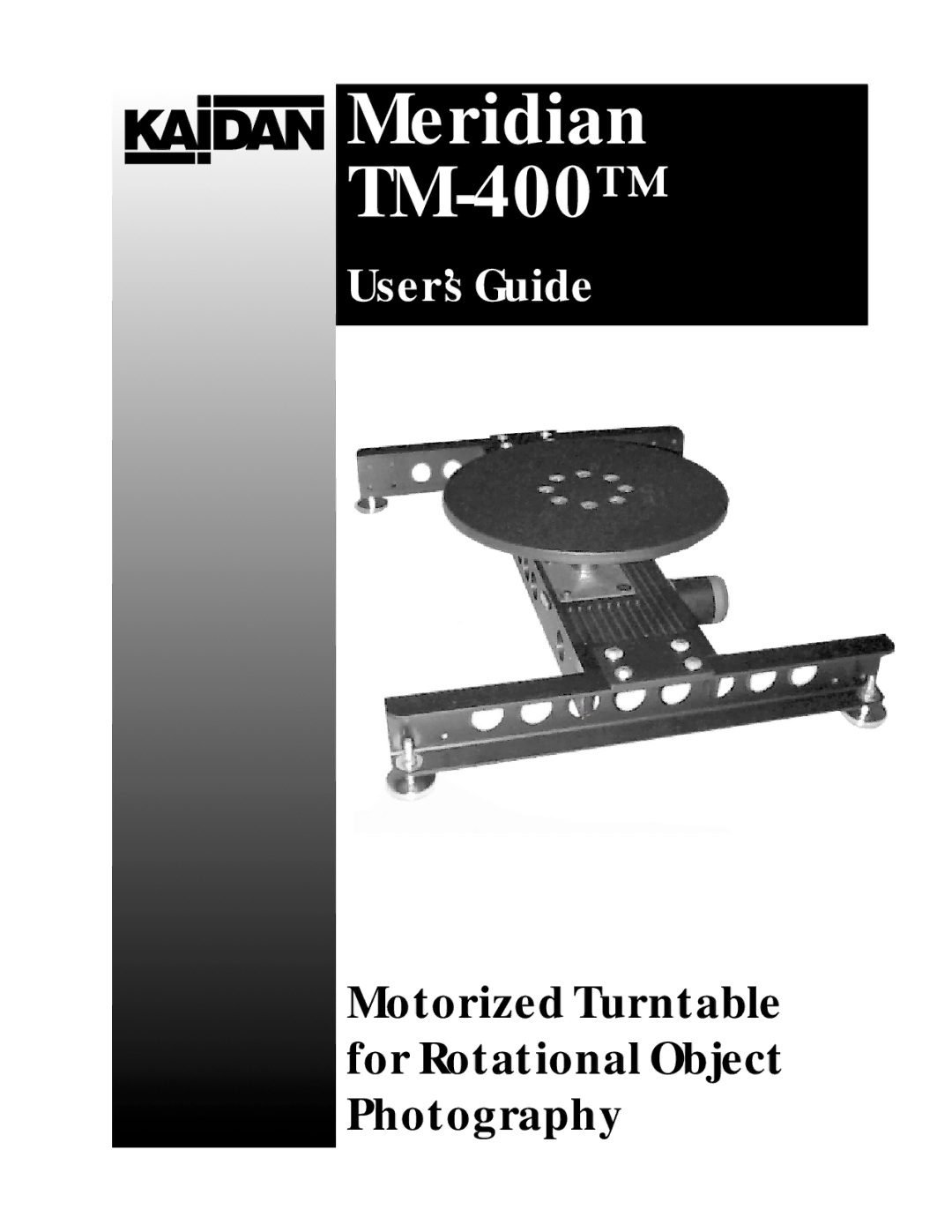 Kaidan manual Meridian TM-400 