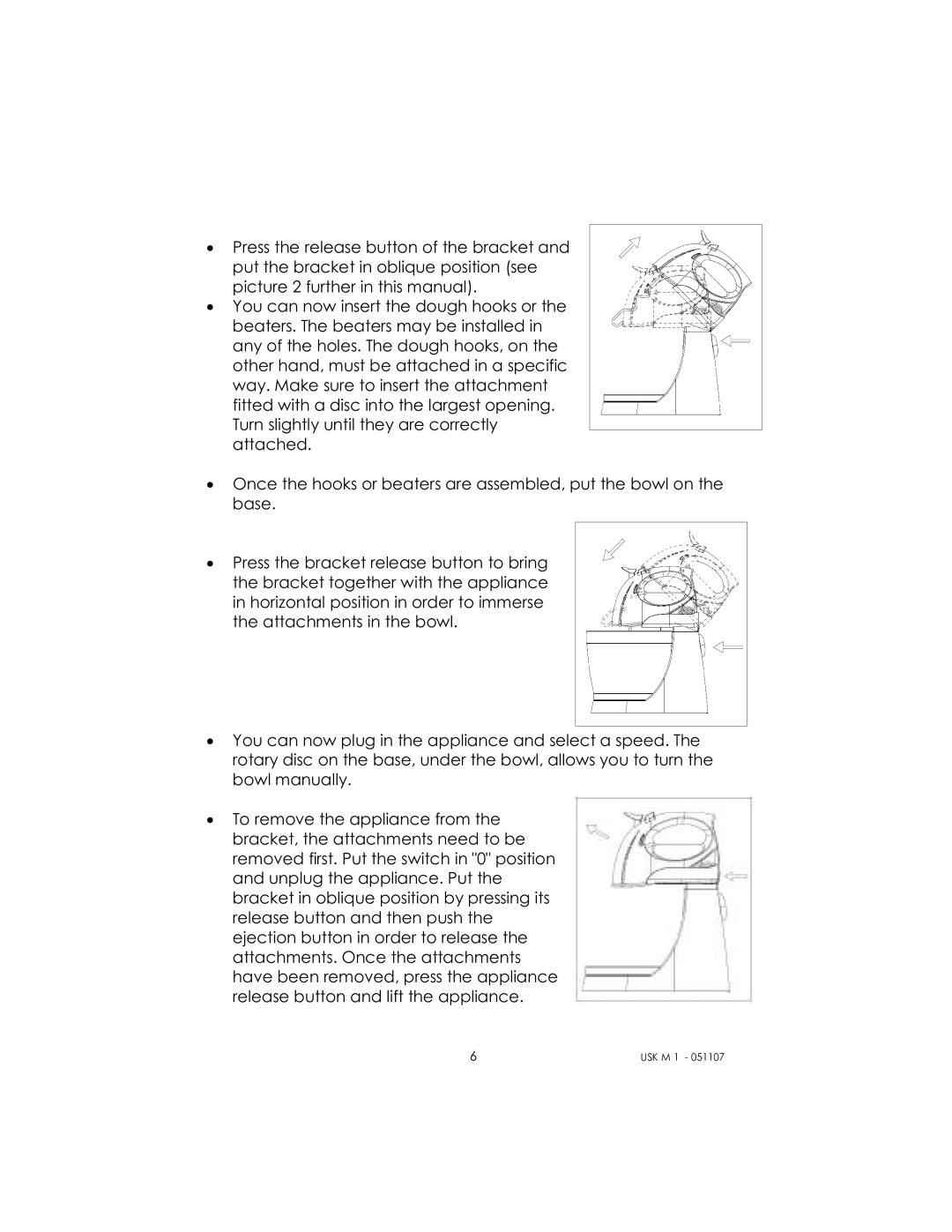 Kalorik USK M 1 manual 