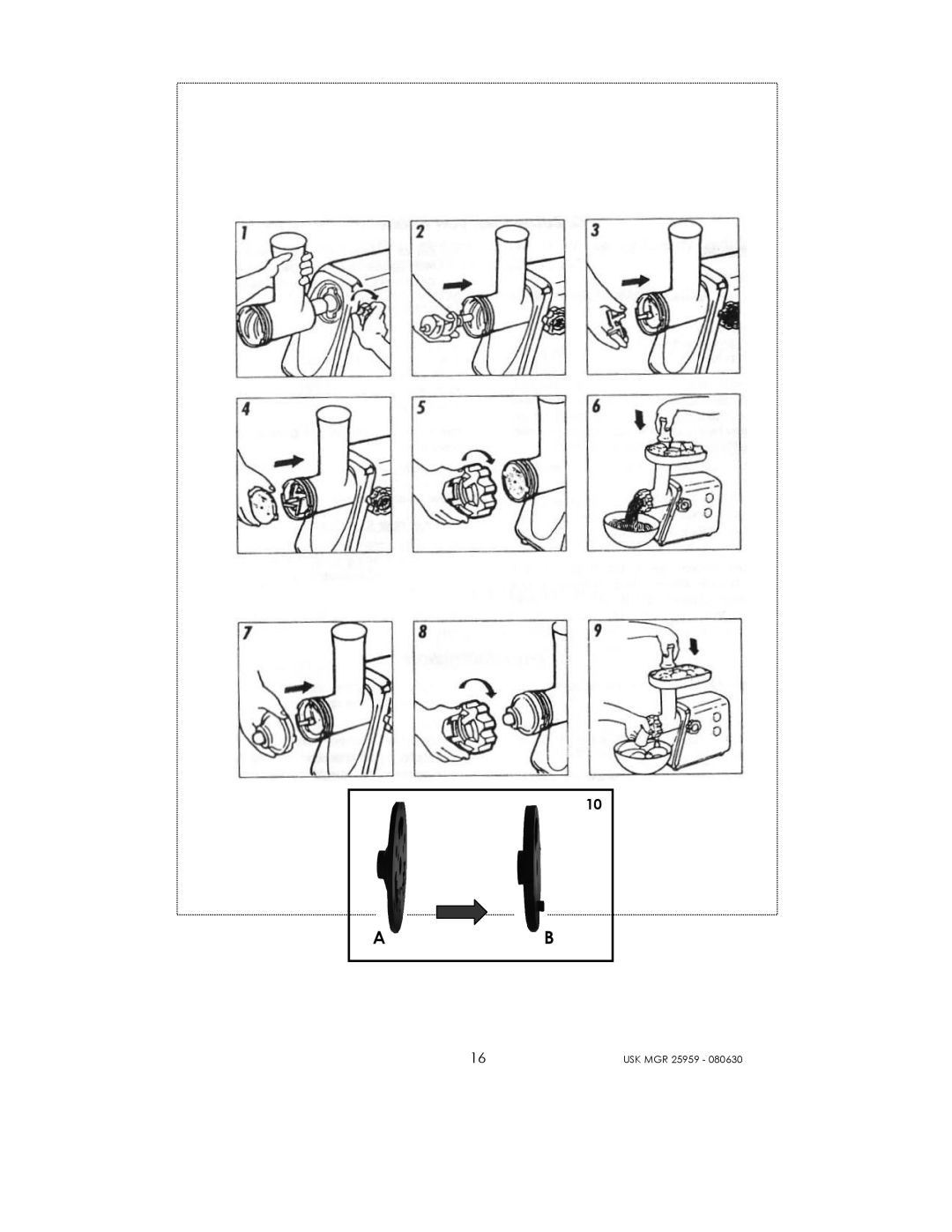 Kalorik USK MGR 25959 manual 