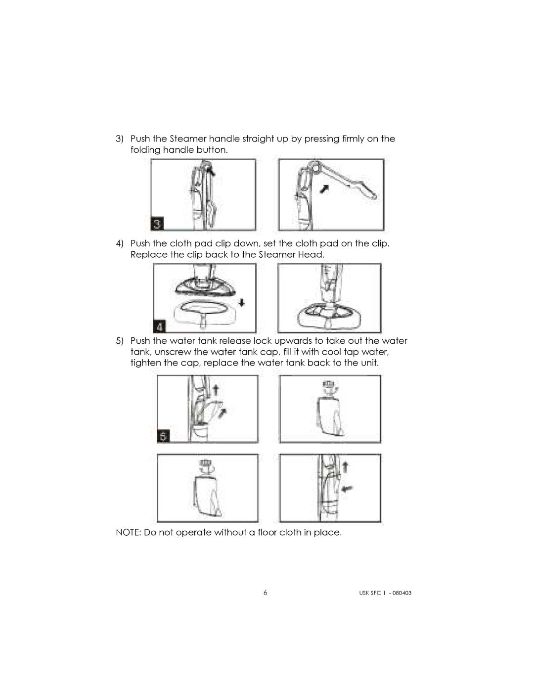 Kalorik USK SFC 1 manual 