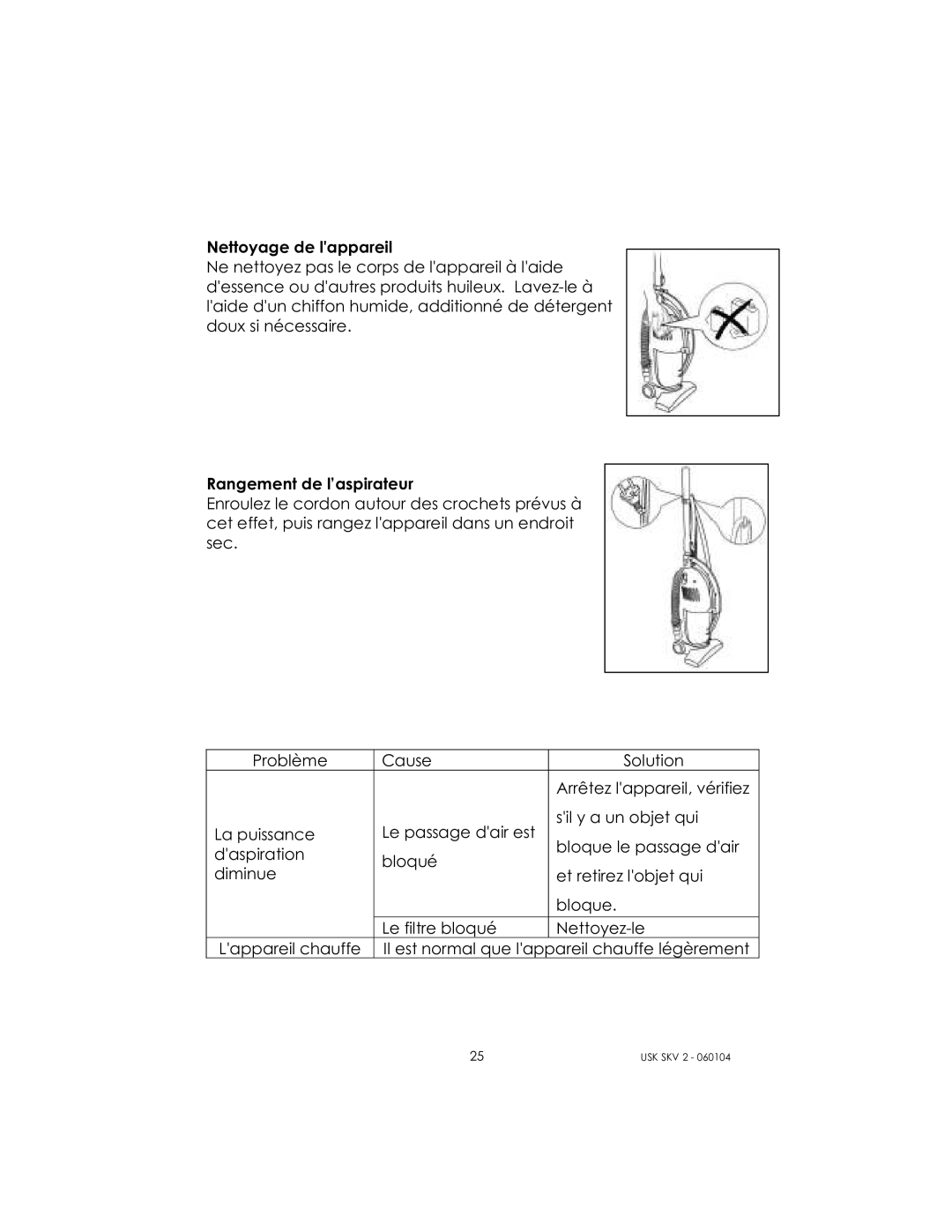 Kalorik USK SKV 2 manual 