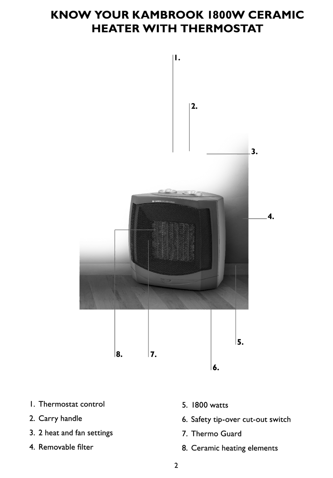 Kambrook KCE30 manual 