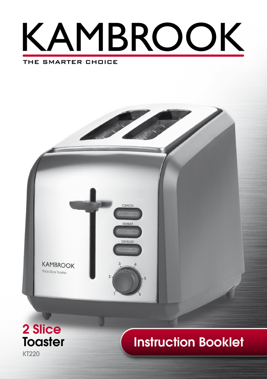 Kambrook KT220 manual Instruction Booklet 