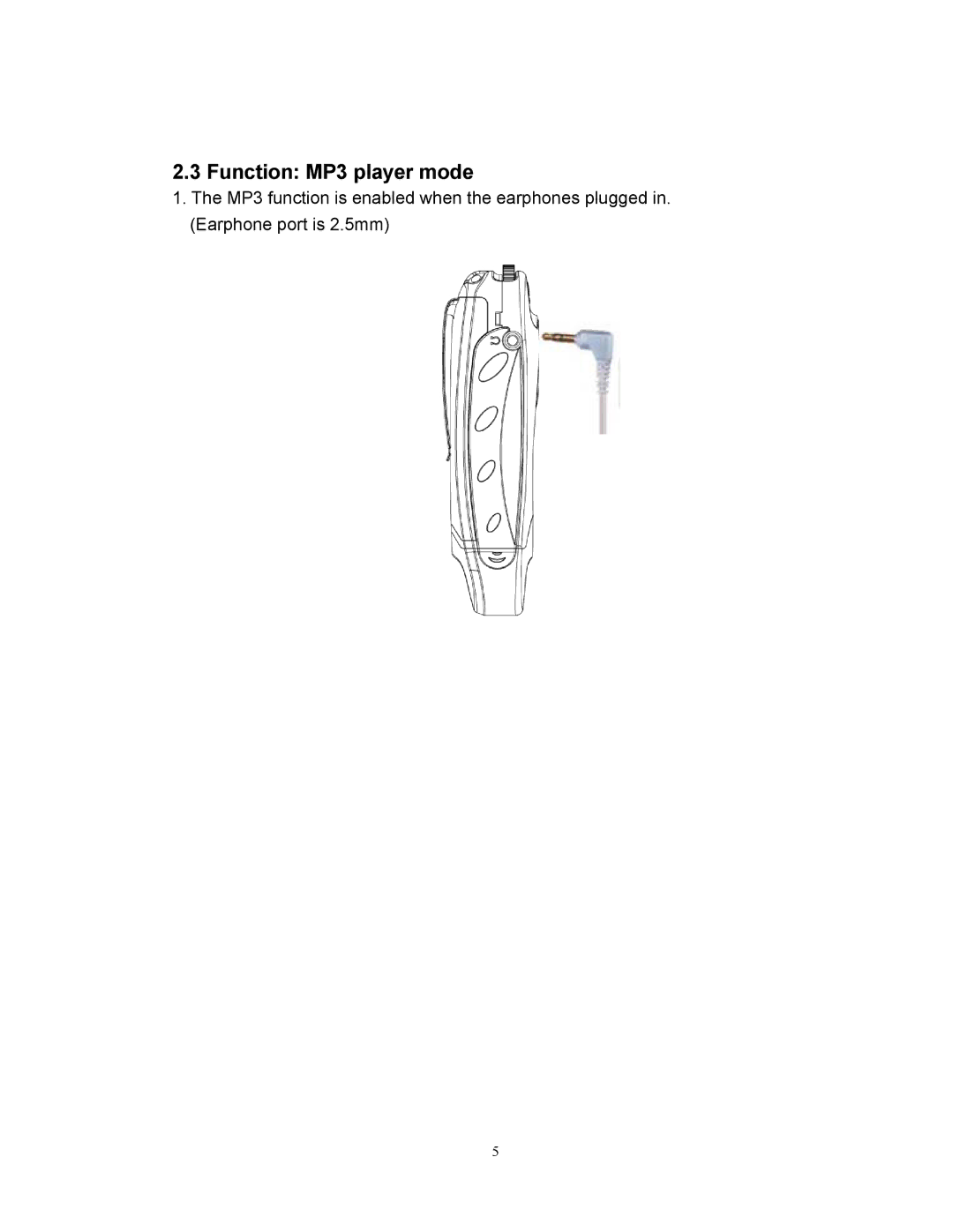 Kanguru Solutions mp3 player and usb flash drive user manual Function MP3 player mode 