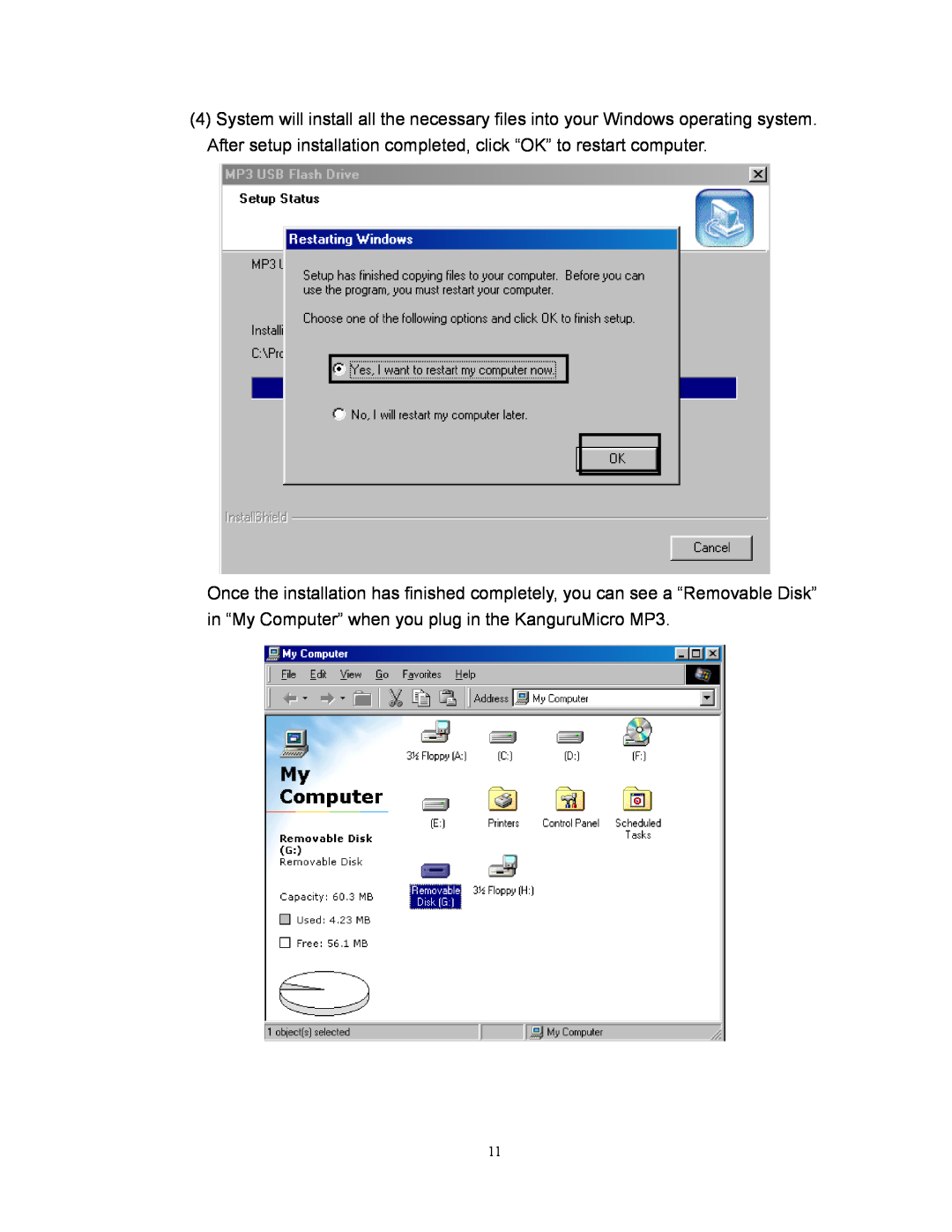 Kanguru Solutions mp3 player and usb flash drive user manual 
