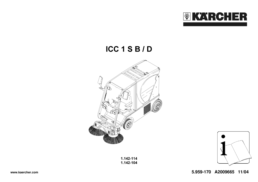 Karcher 1.142-114 manual ICC1S B/ D 