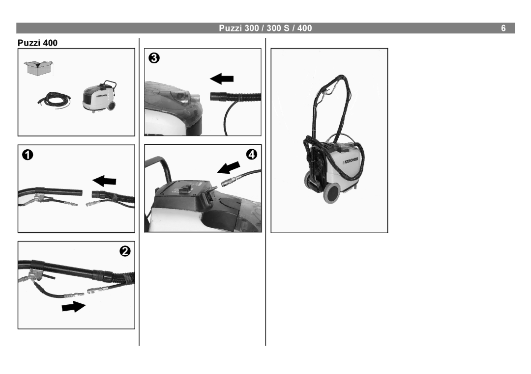 Karcher 400, 300 S manual Puzzi 