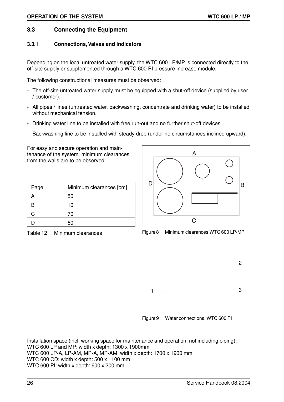 Karcher 600 CD manual Connecting the Equipment, Connections, Valves and Indicators 