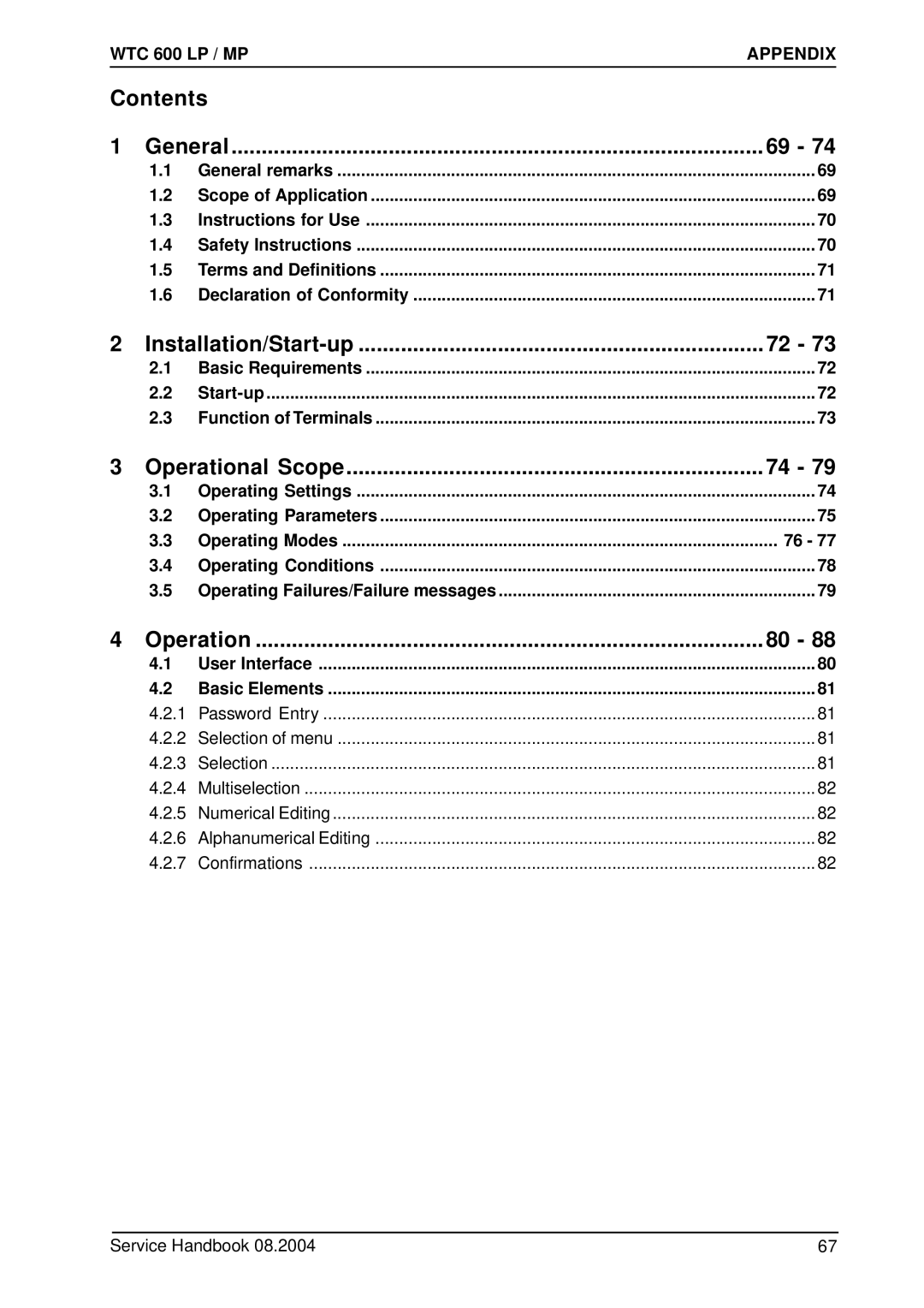 Karcher 600 CD manual Contents 