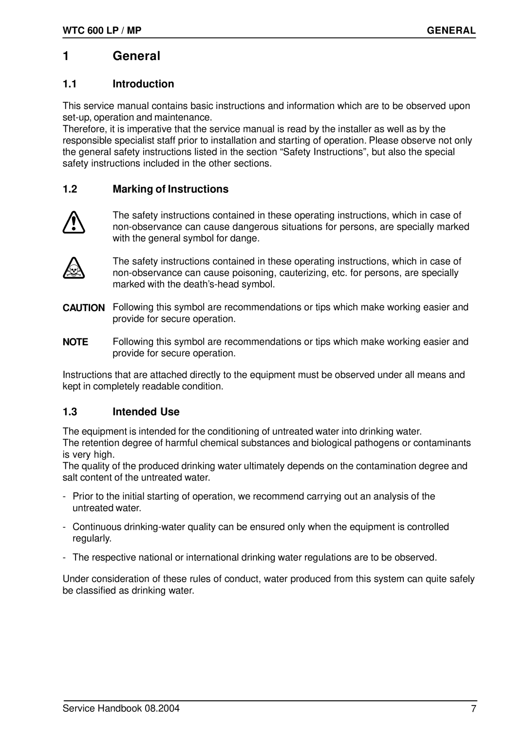 Karcher 600 CD manual Introduction Marking of Instructions, Intended Use 