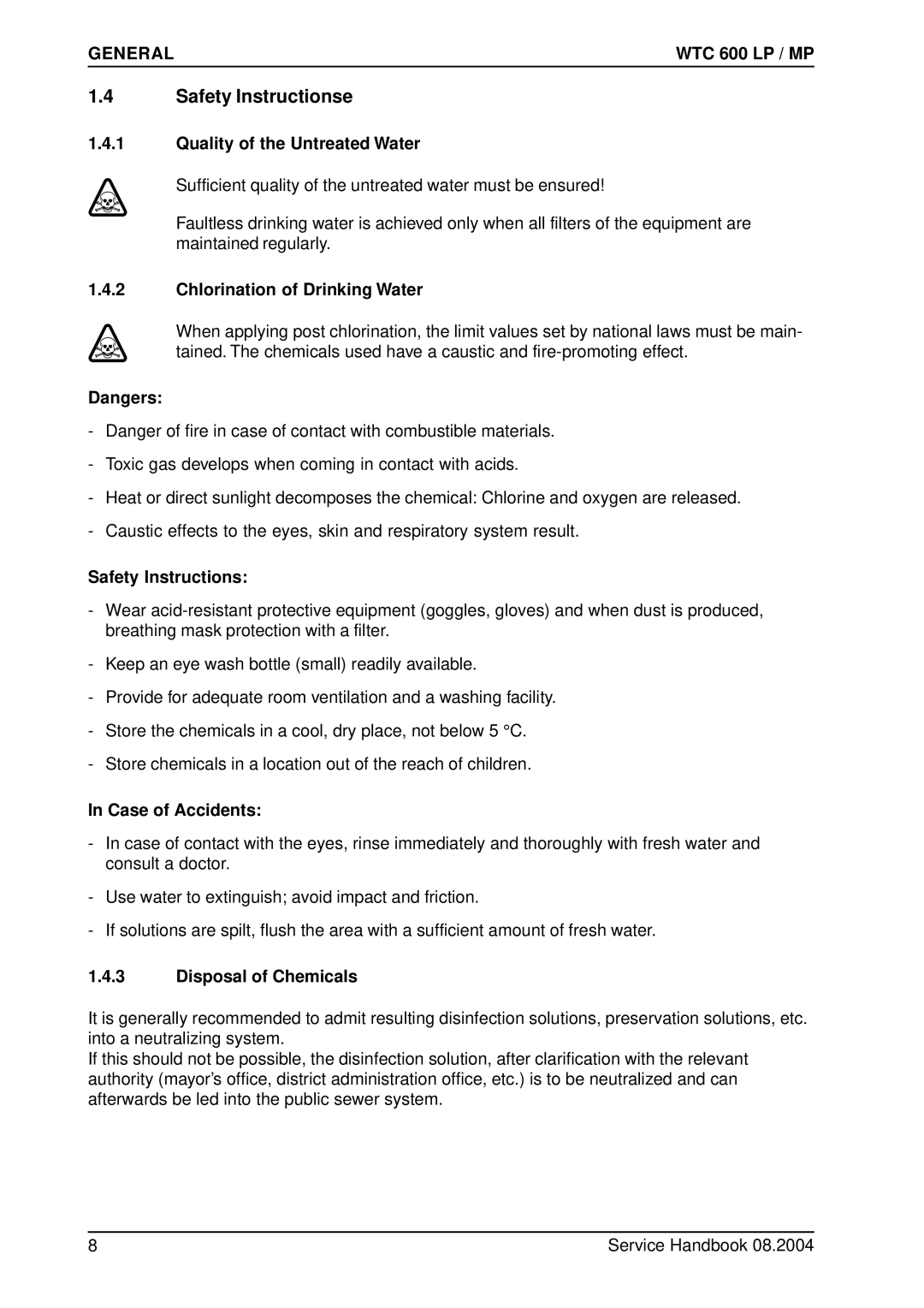 Karcher 600 CD manual Safety Instructionse 