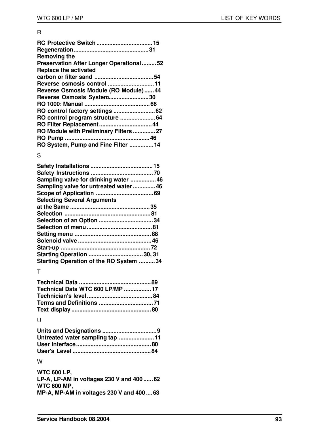 Karcher 600 CD manual Units and Designations 