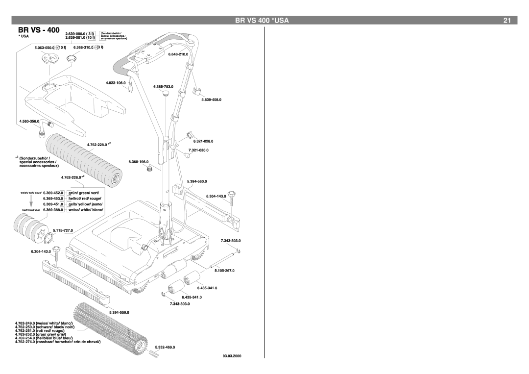 Karcher manual BR VS 400 *USA 