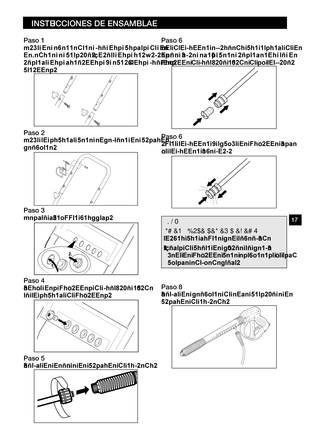 Karcher G 2500 HT manual Instrucciones DE Ensamblaje 