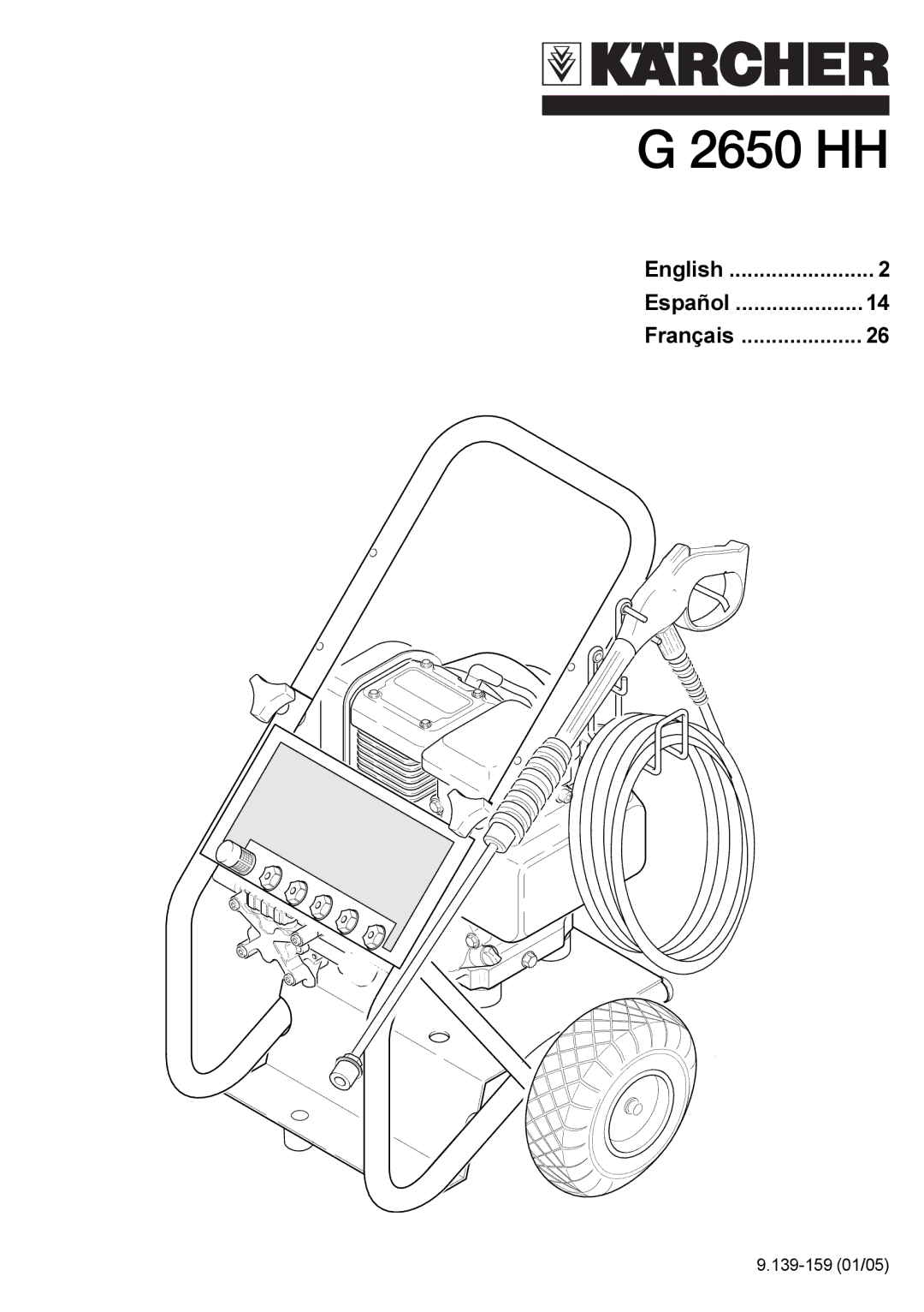 Karcher G 2650 HH manual 