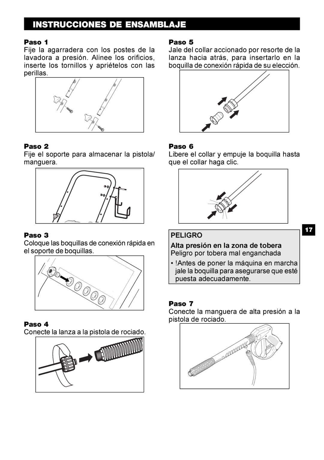 Karcher G 2650 HH manual Instrucciones DE Ensamblaje 