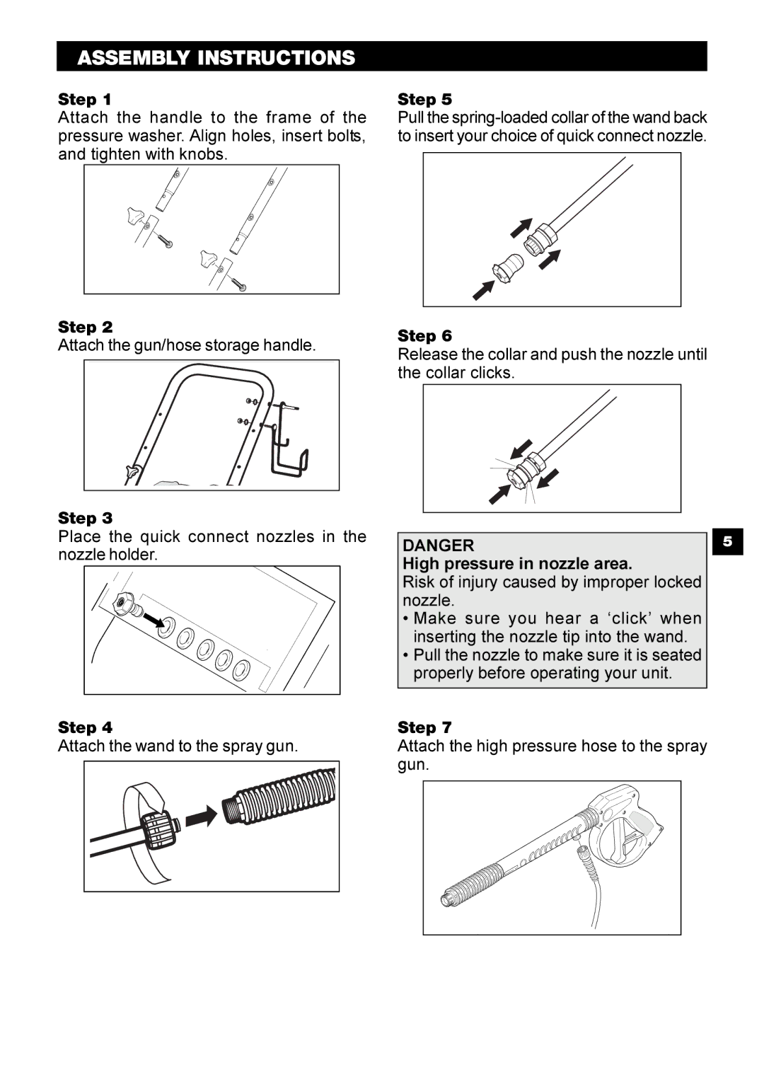 Karcher G 2650 HH manual Assembly Instructions 