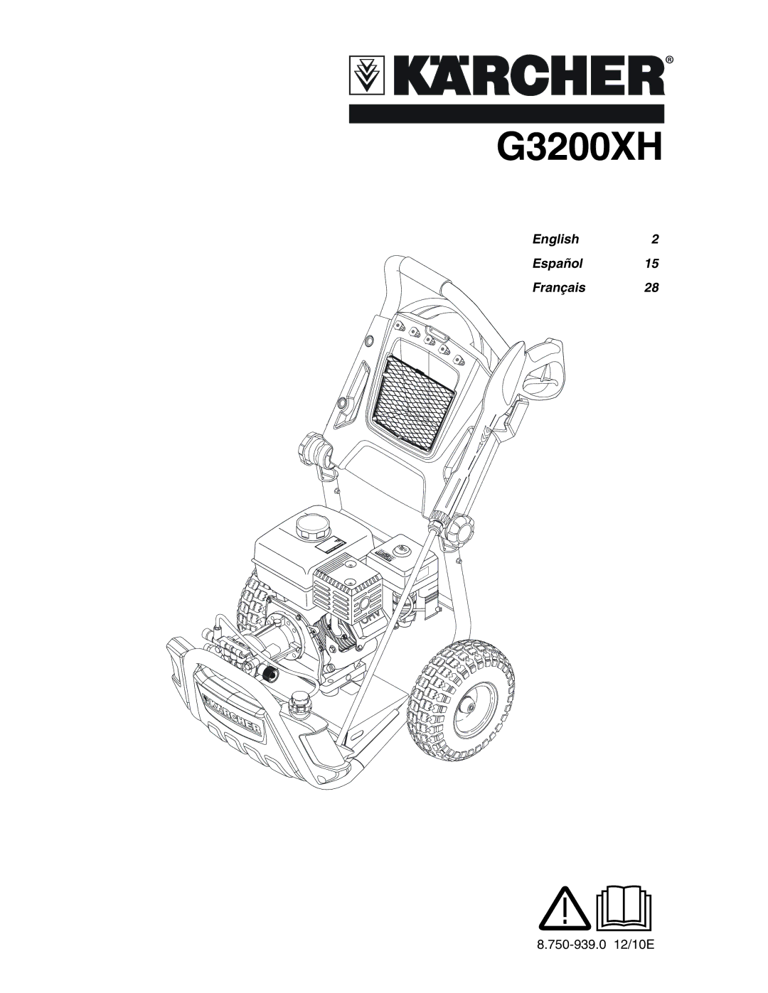 Karcher G3200XH manual 