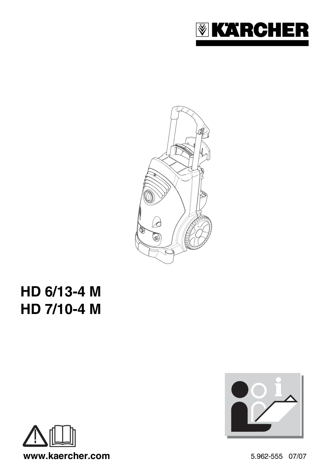 Karcher manual HD 6/13-4 M HD 7/10-4 M 