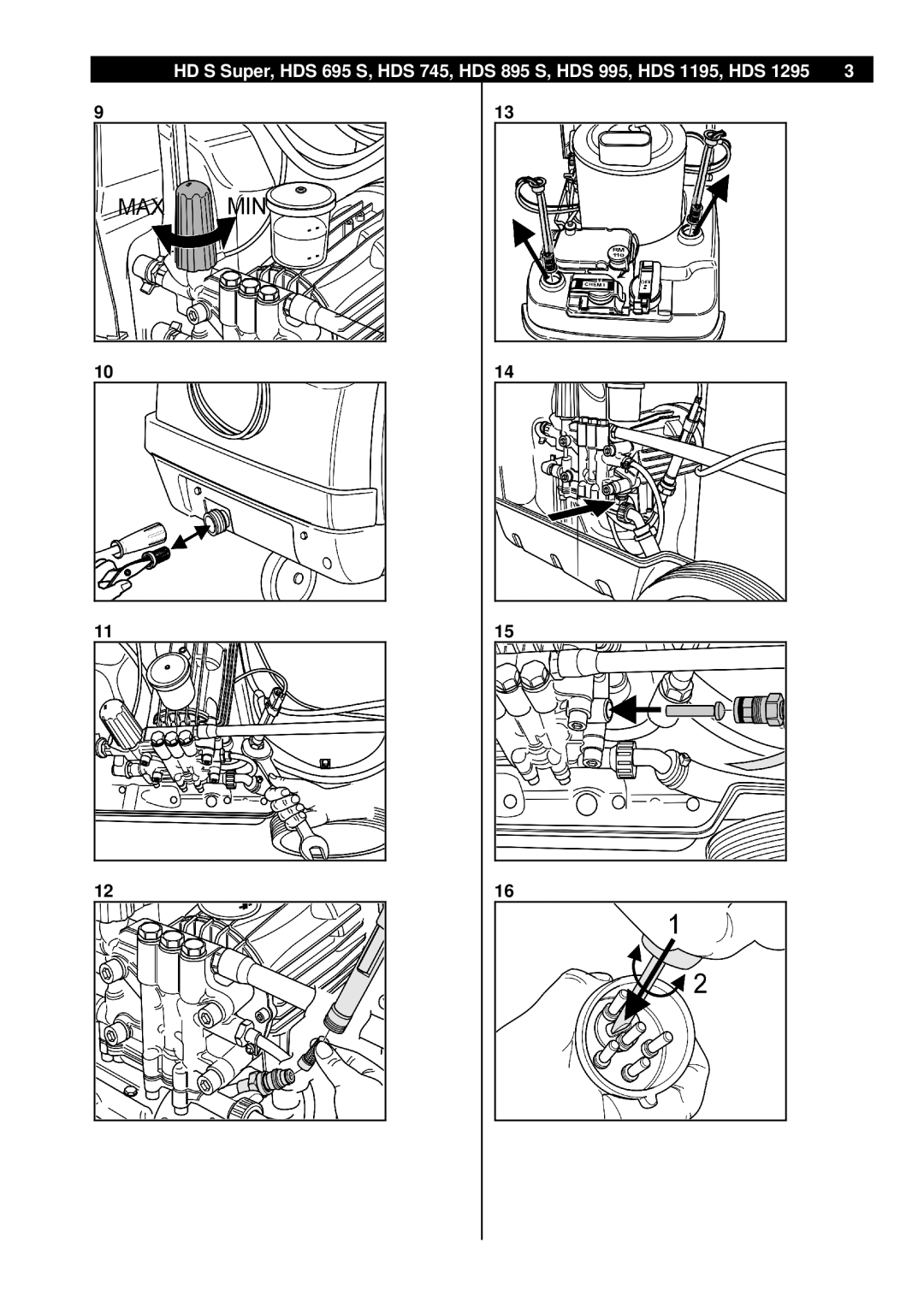 Karcher HDS 745, HDS 1295, HDS 895 S, HDS 695 S, HDS 1195, HDS 995 manual 