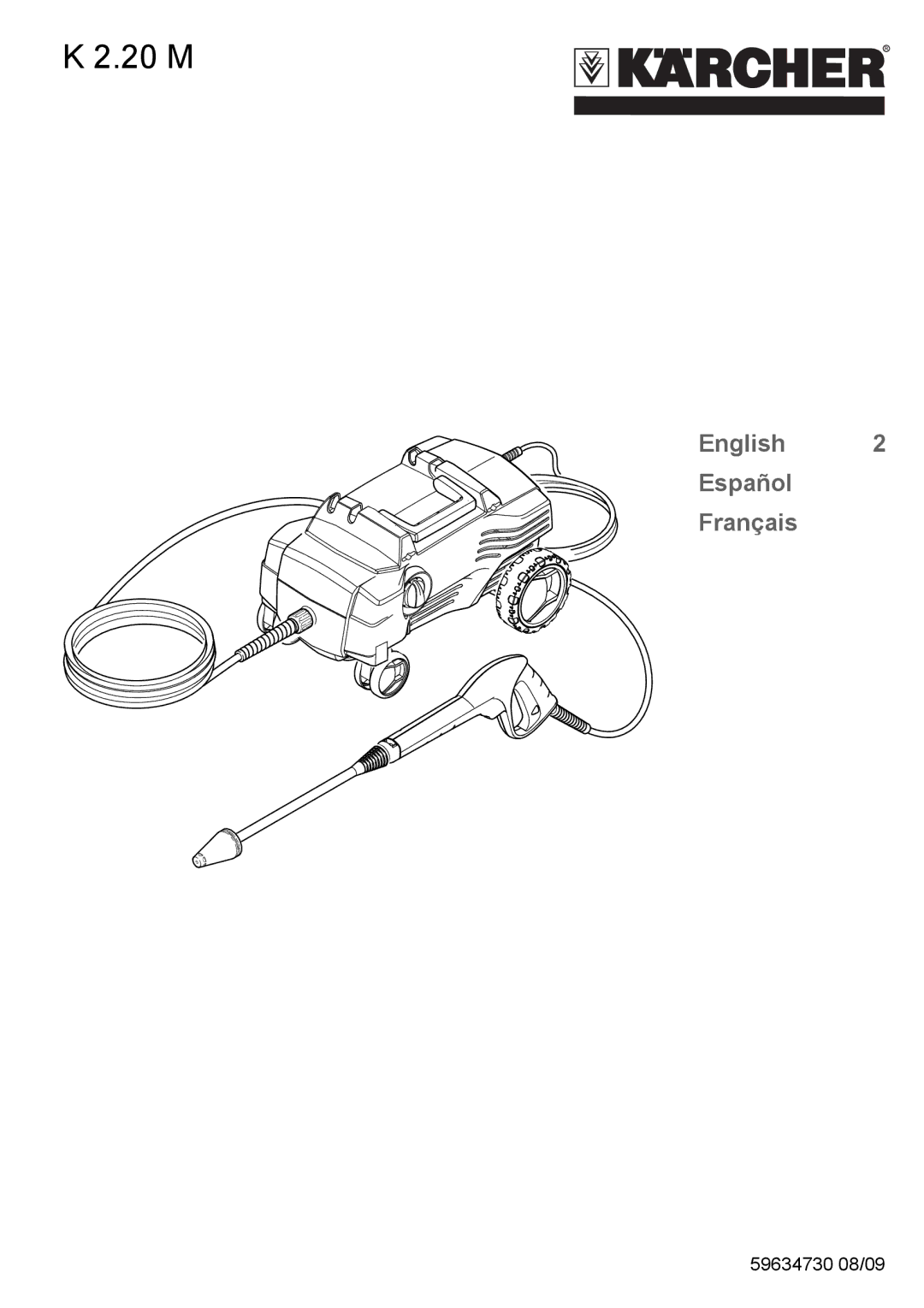 Karcher K 2.20 M manual 