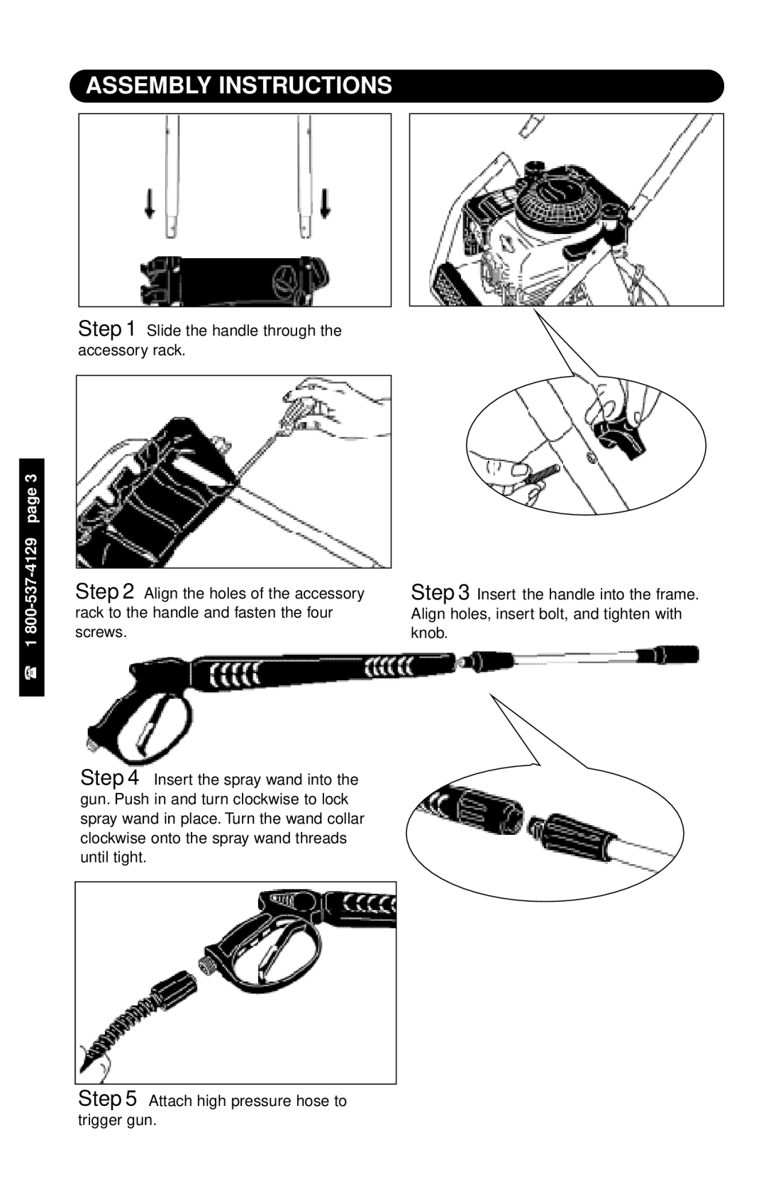 Karcher K 2200 G specifications Assembly Instructions 