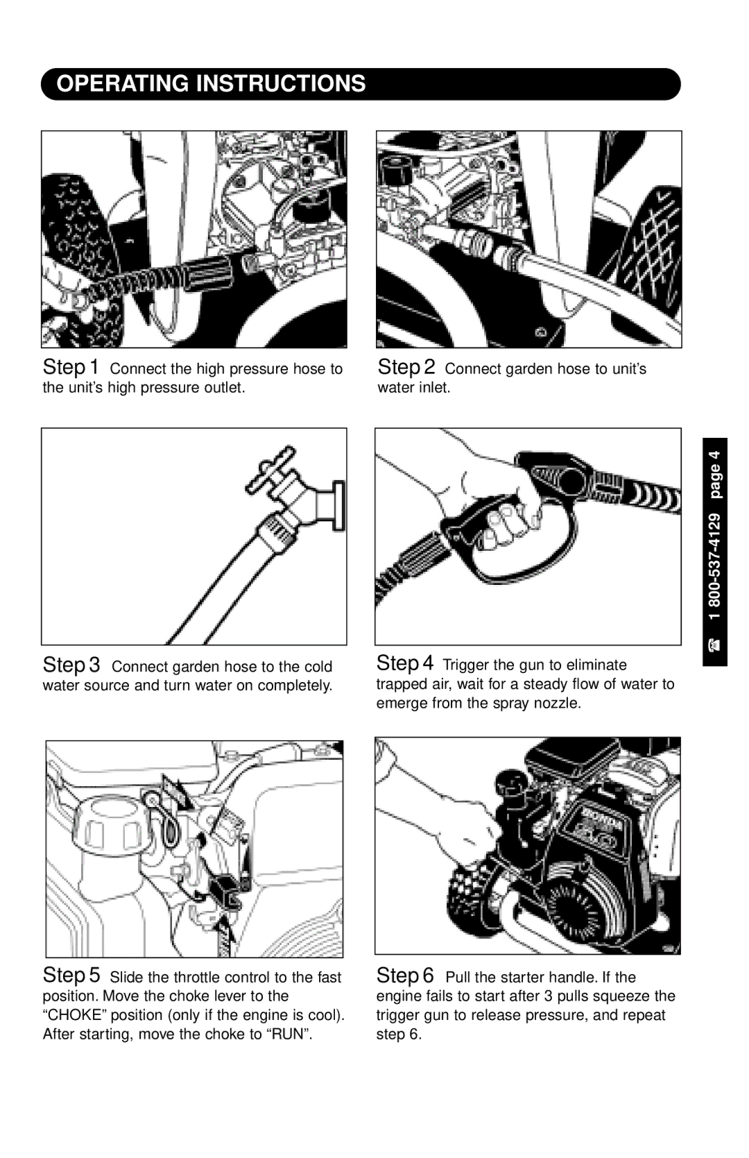 Karcher K 2300 G specifications Operating Instructions 