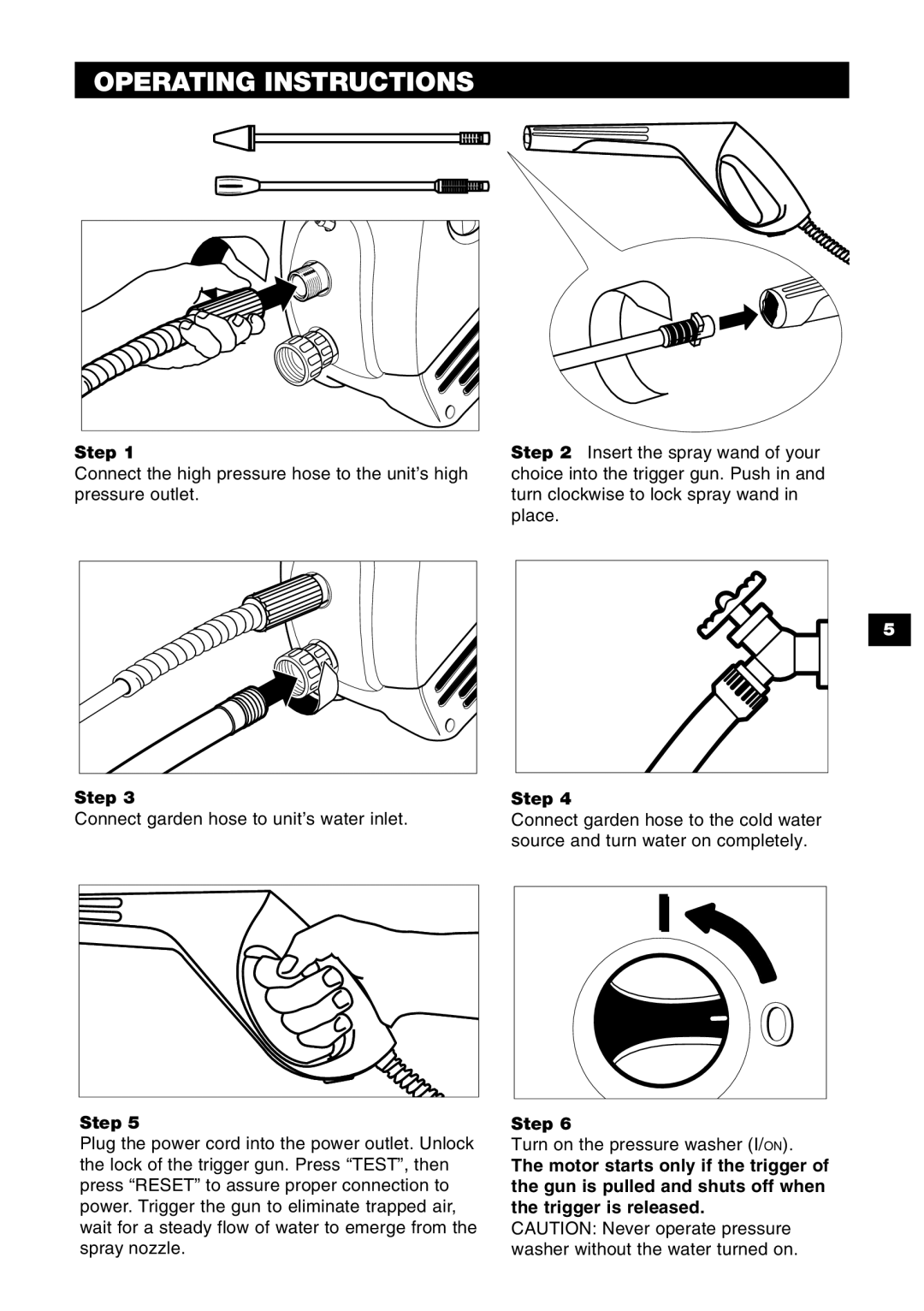 Karcher K 2.45 specifications Operating Instructions 