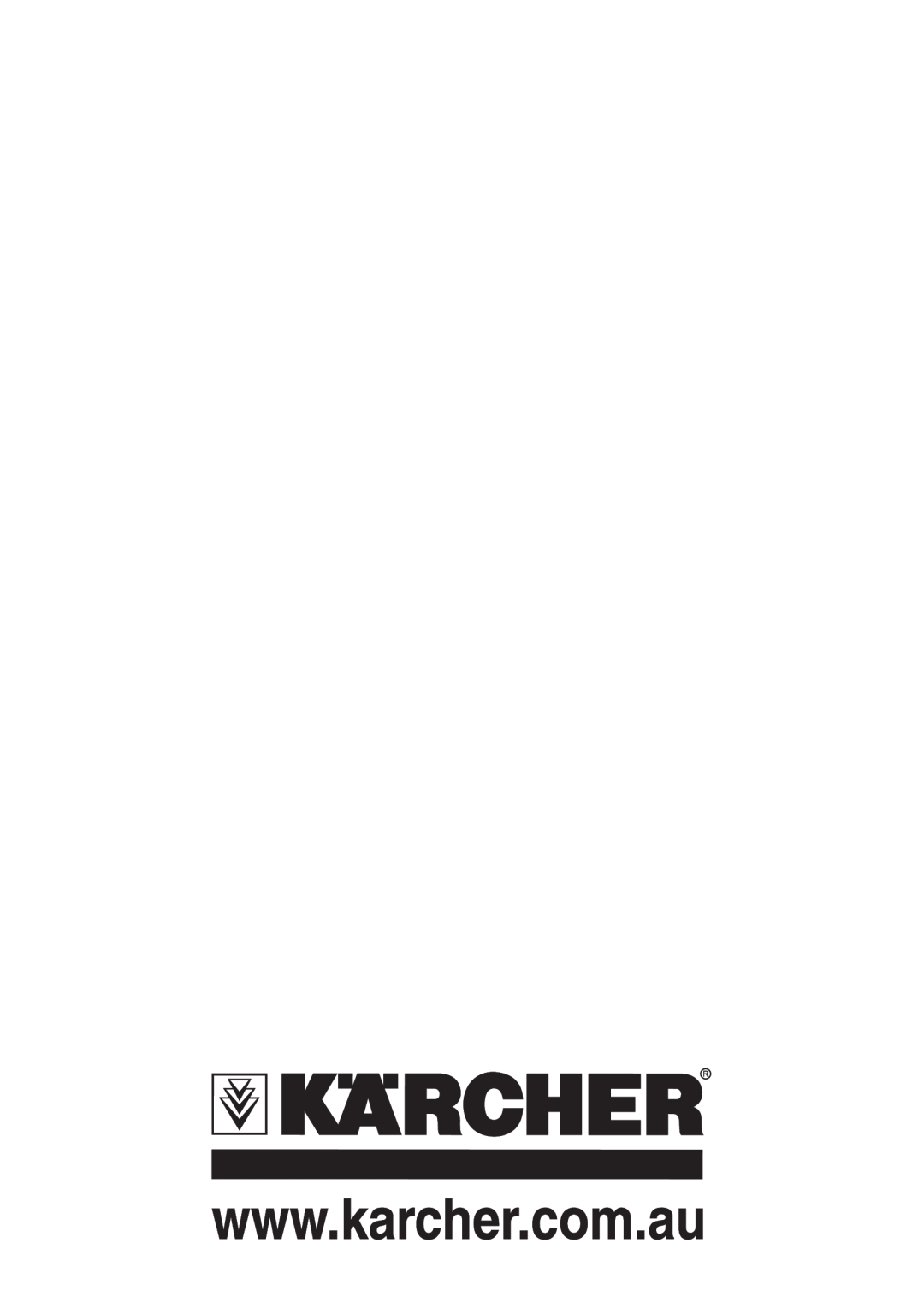 Karcher K 2.54 M manual 