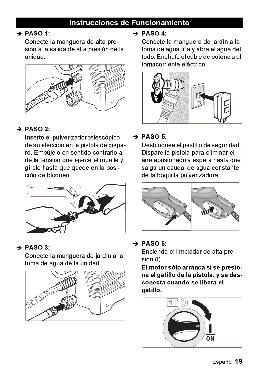 Karcher K 2.55 manual Instrucciones de Funcionamiento 