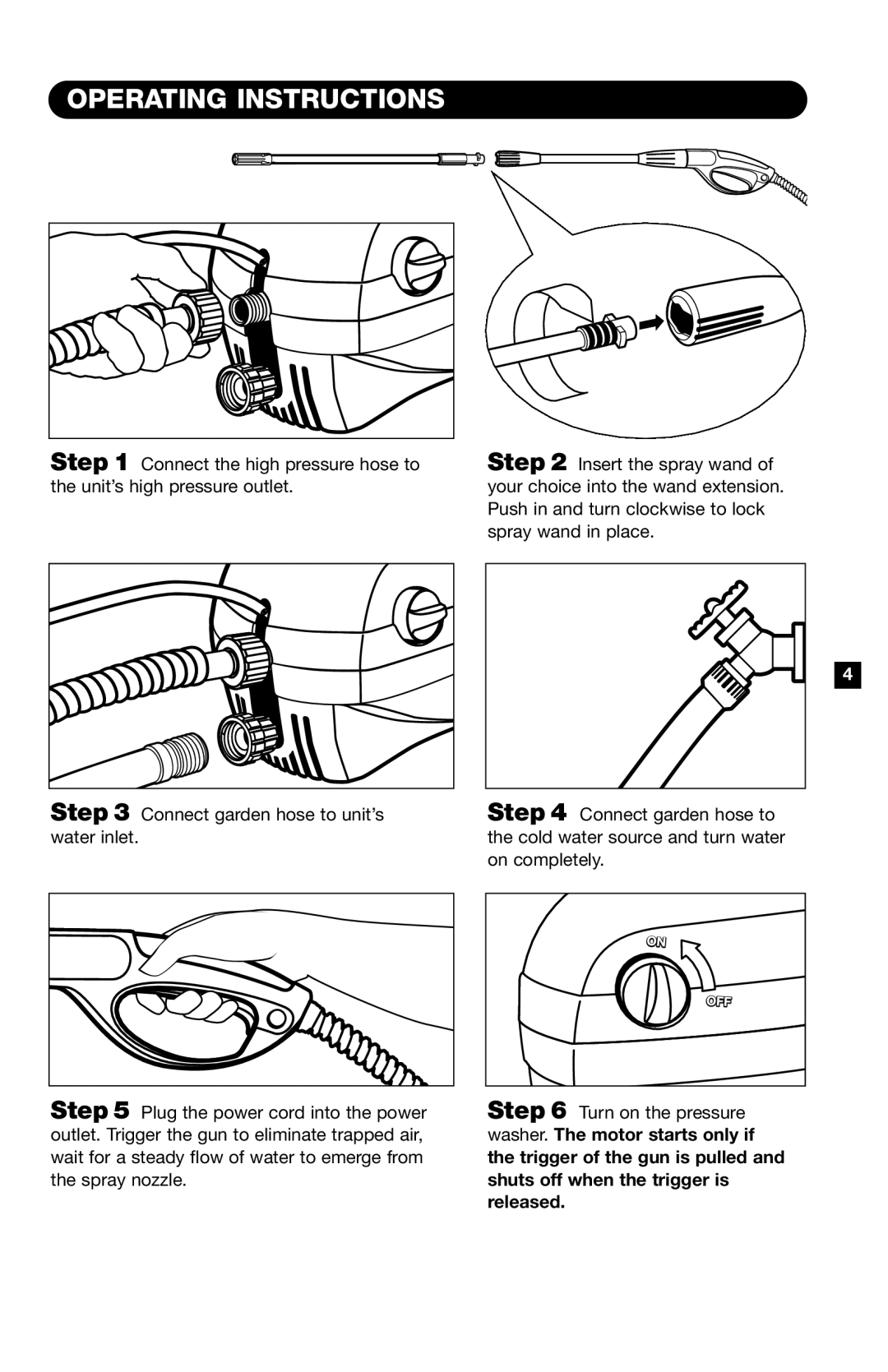 Karcher K 260 M specifications Operating Instructions 