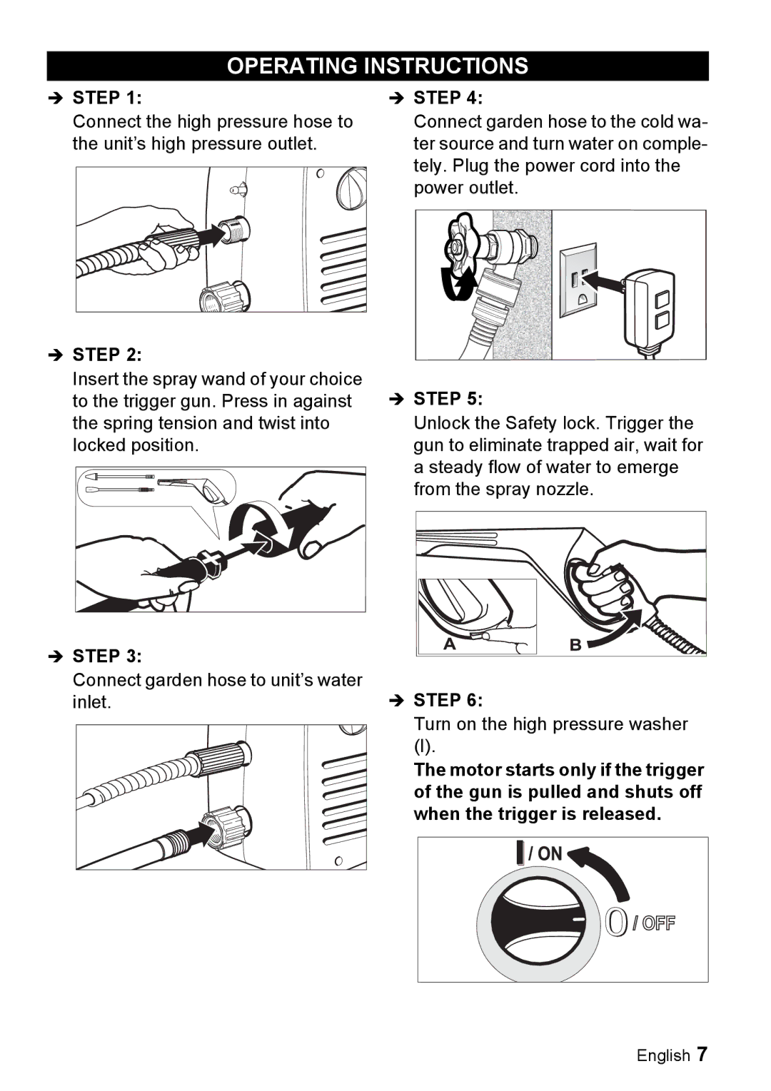 Karcher K 2.7 manual Operating Instructions 