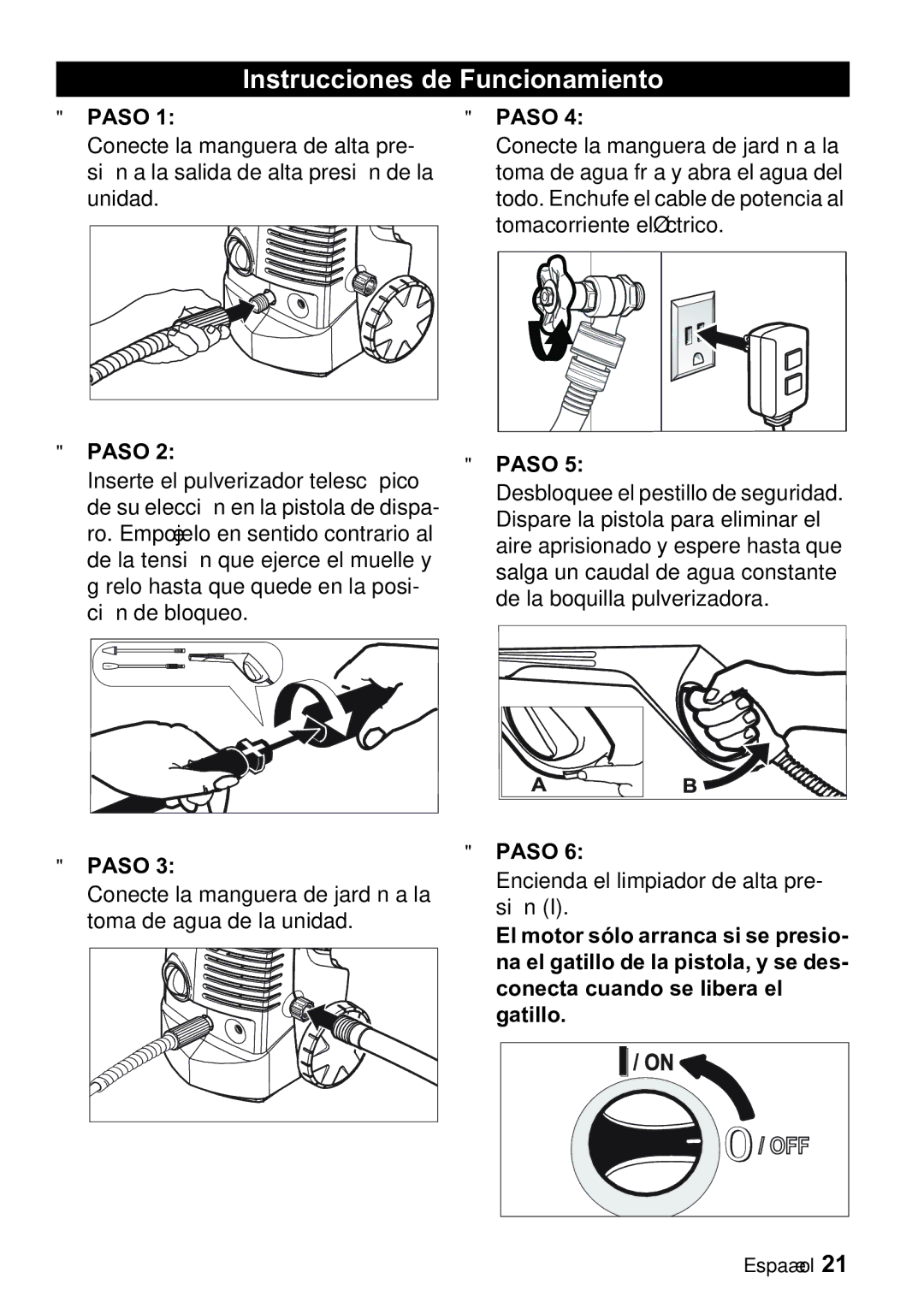 Karcher K 2.900M manual Instrucciones de Funcionamiento 