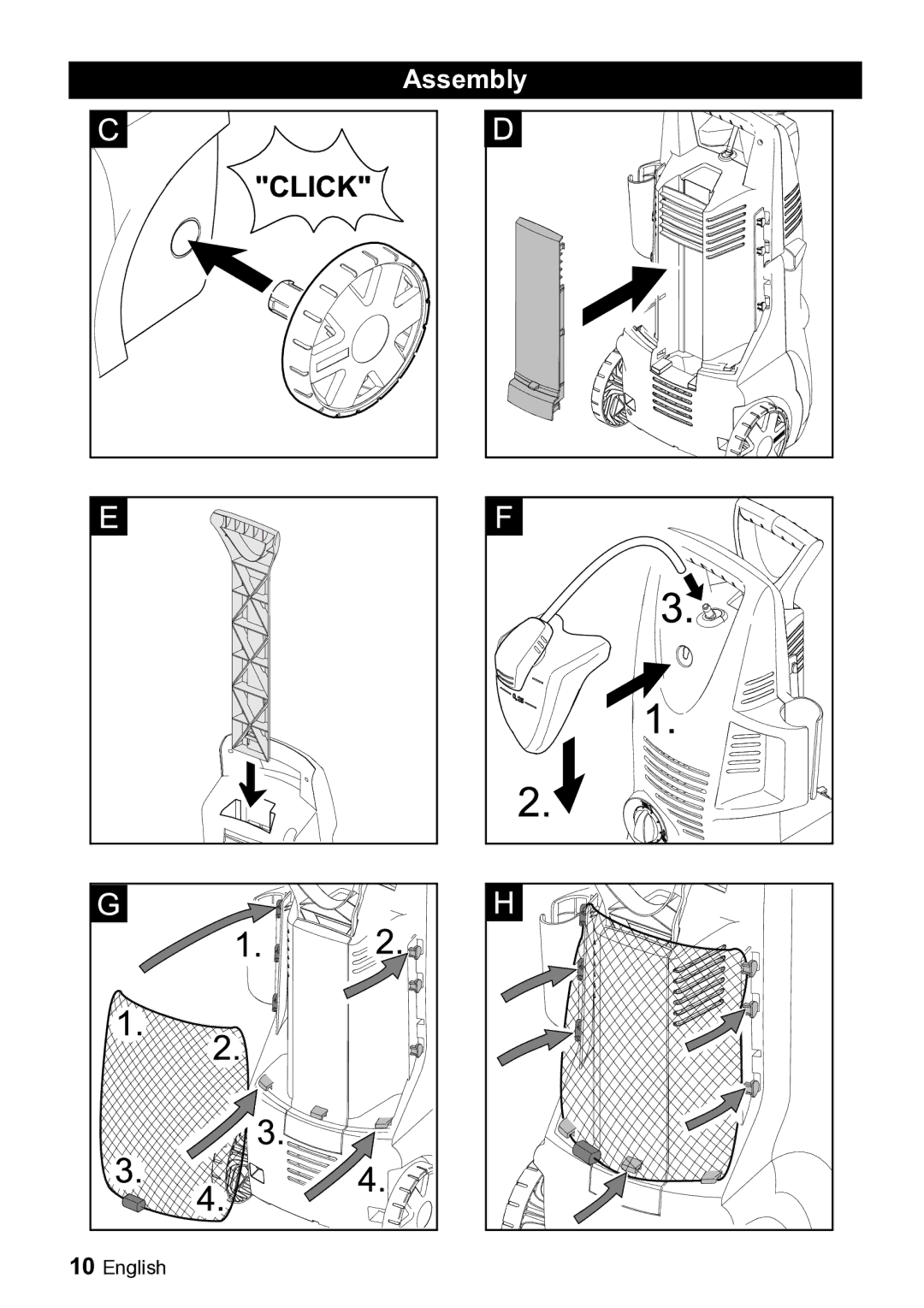 Karcher K 2.91 M operating instructions Assembly 