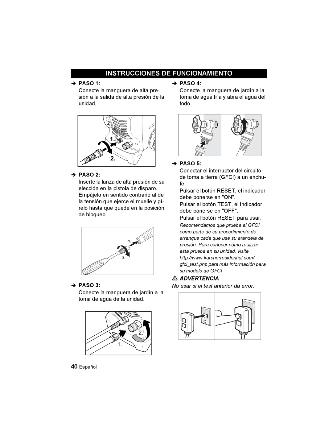 Karcher K 3.48 M manual Instrucciones DE Funcionamiento 