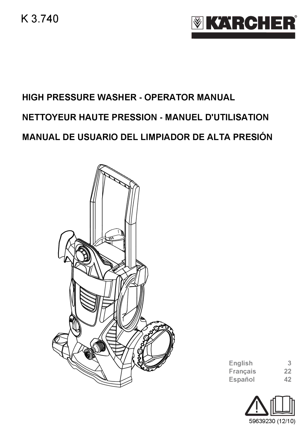 Karcher K 3.740 manuel dutilisation 