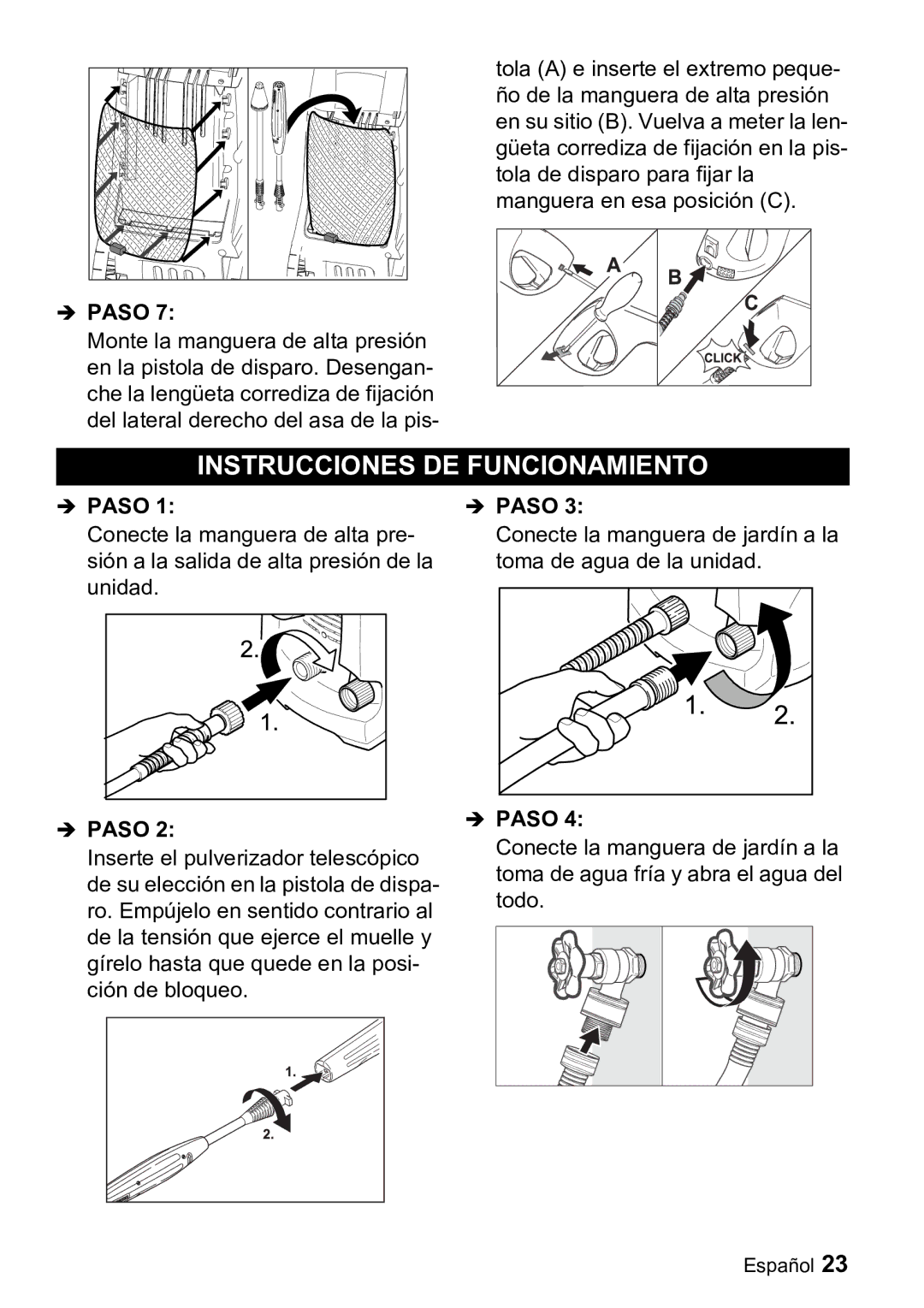 Karcher K 3.91 M manual Instrucciones DE Funcionamiento 