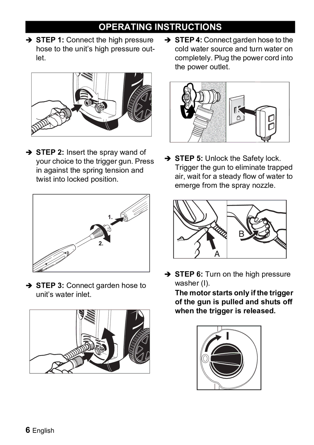 Karcher K 3.99M manual Operating Instructions 