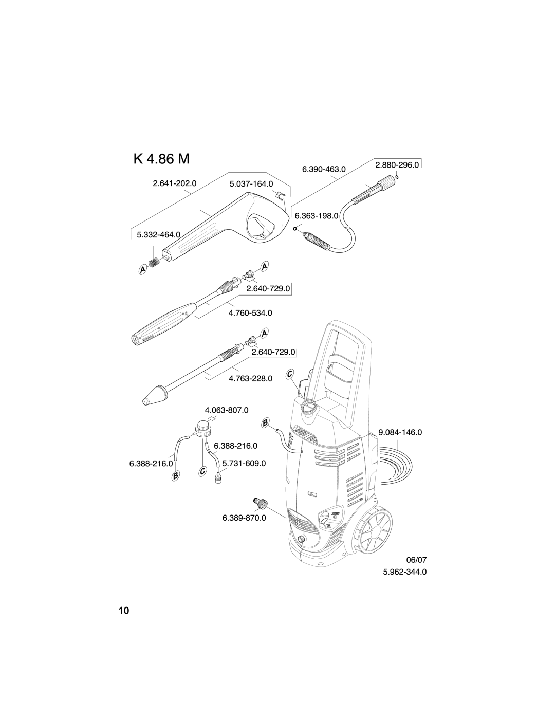 Karcher K 4.86 M, K 5.86 M manual 